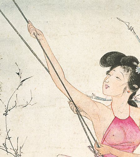 耒阳-胡也佛的仕女画和最知名的金瓶梅秘戏图